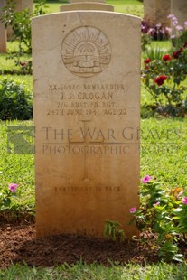 BEIRUT WAR CEMETERY - CROGAN, JOSEPH SYDNEY